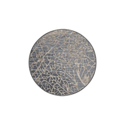 Machine Washable Gray Area Rug