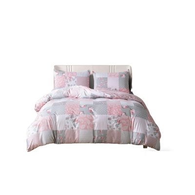 Polyester Floral Duvet Cover Set