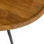 Table basse ovale en finition naturelle Natural