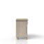 Table de chevet 2 tiroirs Coe en taupe-361586170