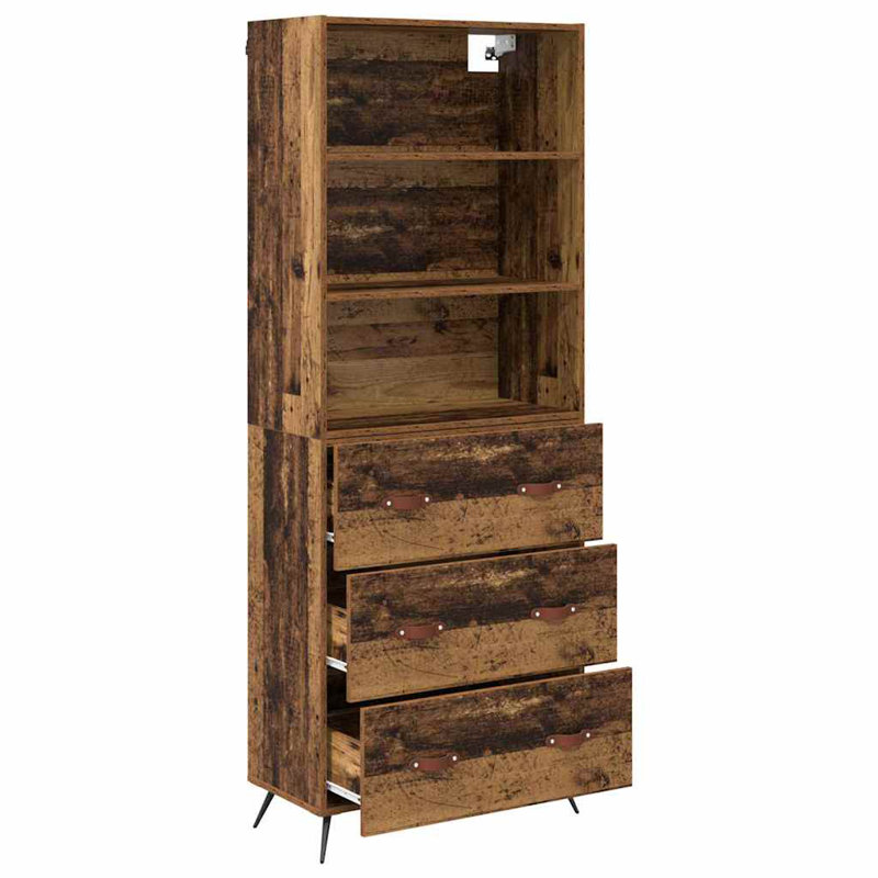 69.5cm Sideboard, Old Wood