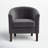 Munson 26.77" Wide Linen/Polyester Upholstered Barrel Chair-508310373