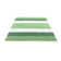Hand Woven Cotton Green/White Indoor Rug