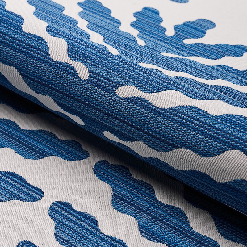 Palma Sola Indoor/Outdoor Fabric, Navy