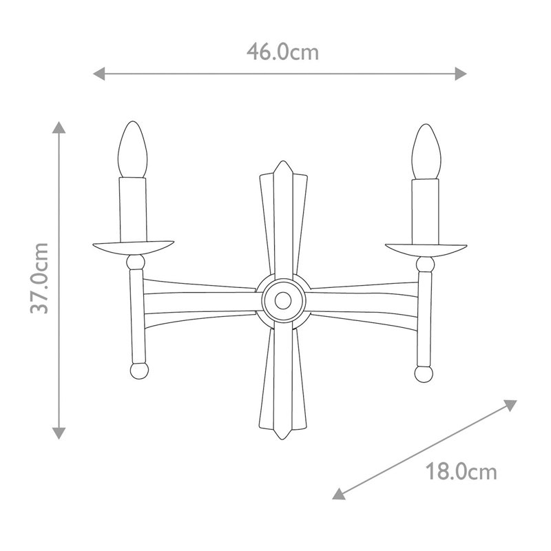 Dabrowski Candle Wall Light