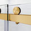 Porte de douche coulissante sans cadre l 60 po x H 62 po-123847741