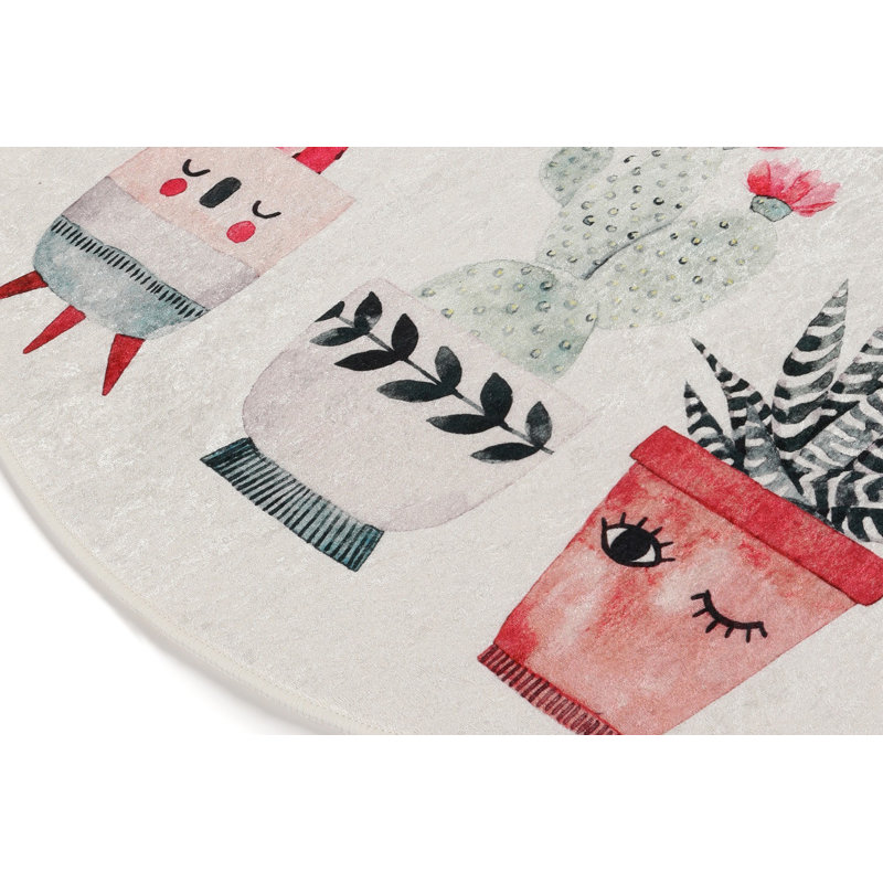 Durable Area Rug, 100% Polyester, 0.4 in Pile Height | Antibacterial, Non-Slip Underside, Machine Washable | Perfect for Living Room, Bedroom, & High-Traffic Areas, Easy Care & Stylish Design
