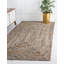 Tapis naturel / bleu tressé à la main Alarik-684366487