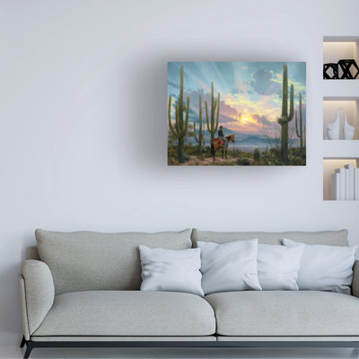 Art mural sur toile tendue - Jack Sorenson «Desert Song», art mural pour salon, chambre à coucher ou bureau - 24 x 32