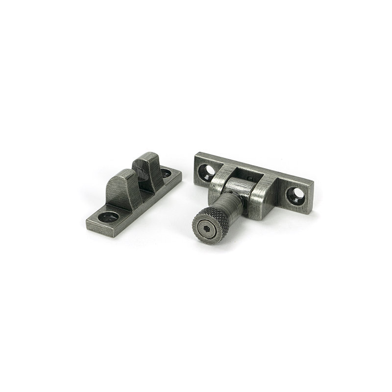 Brompton Brighton Fastener - Narrow (Square), Pewter Patina
