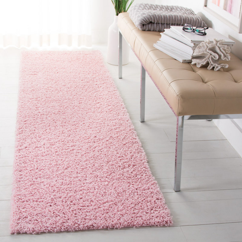 Tapis de couleur unie à poils longs Schwanke Performance, Tapis de couloir 2 pi 2 po x 12 pi