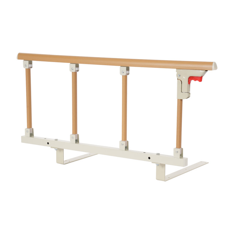 Barrière de lit Poignée de sécurité de lit pour personnes âgées, adultes, soins à domicile, hôpital, Jaune