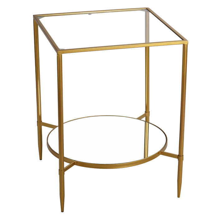 Mercer41 Phillippa Glass End Table | Wayfair