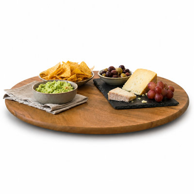 Millwood Pines Molloy Wood Lazy Susan