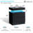 Bhhatu High Gloss Led Nightstand With Charging Station-1112926404