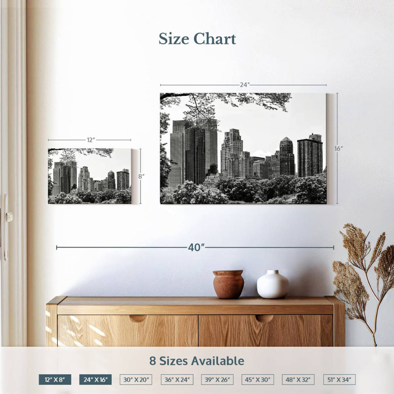 Bâtiments de Kavia Central Park, H 16 po x l 24 po