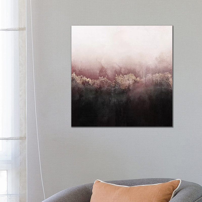 Pink Sky by Elisabeth Fredriksson - Print on Canvas, 45.72 cm H x 45.72 cm W x 1.91 cm D, No Frame