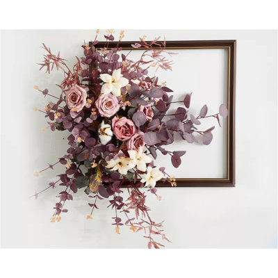 Fleur artificielle murale