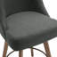 Tabouret pivotant rembourré Mangu-24827788