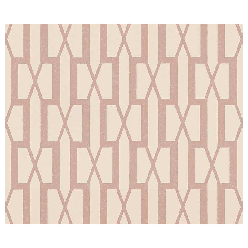 Schumacher x Veere Grenney Belvedere Wallpaper, Pink