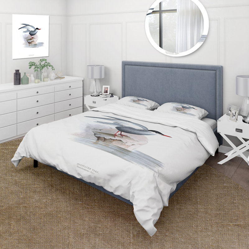 Ensemble de housse de couette traditionnel Vintage Bird Of Europe I - microfibre de polyester
