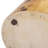 Dominie 22" Accent Pillar Side Table, Warm Natural Brown Burl Wood