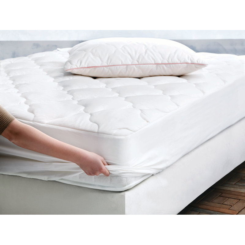 Housse de protection pour matelas en laine hypoallergénique Calluna, Simple TG