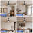 62 Inch Ceiling Fan with Lights and Remote Control, 8 Plywood Blades, 6-Speed Noiseless Reversible DC Motor, 3CCT, Windmill Ceiling fan for Kitchen, Bedroom, Living Room-129028768