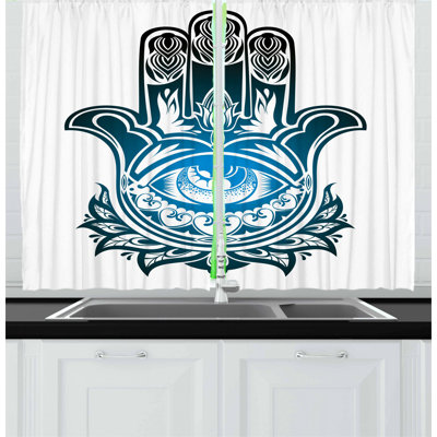 Pointed Kitchen Curtain