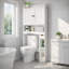 Corneliea 70'' H Freestanding Over-the-Toilet Storage Cabinet with Doors and Side Shelves-120149672