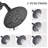 Single Handle Tub Spout and 5-functions Shower Head Set (Valve Included)