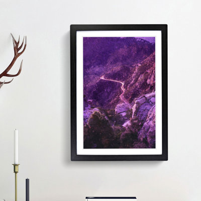 Road to Mount Lemmon in Arizona - Picture Frame Painting Print