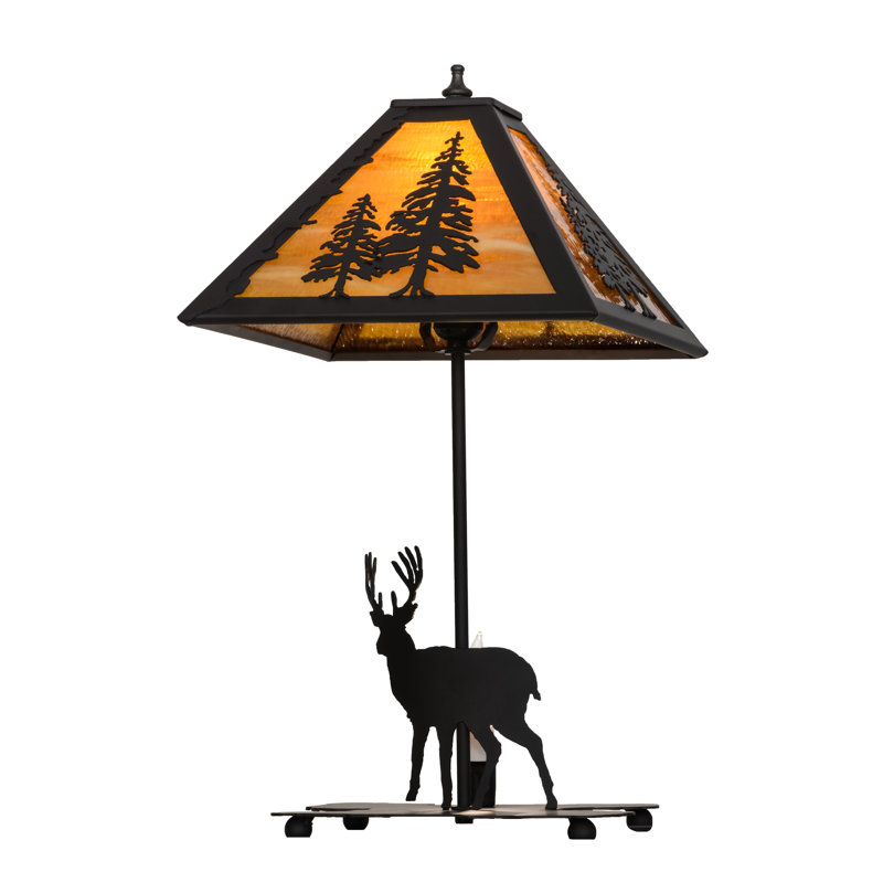 Rustic Lodge Table Lamp