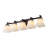 Rimini Farmhouse Cottage Metal LED Vanity Light with Frosted Glass Shades-1058476763-973658779