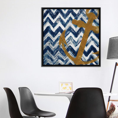 " Nautical Chevron I " Painting