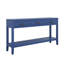 Console de 62,2 po avec 3 tiroirs, table d'entrée peinte avec tablette inférieure ouverte, canapé minimaliste-1773343059