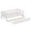 Platform Bed With Guardrail And Trundle-2024136333