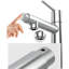 Robinet de lavabo pour installation sur le comptoir de salle de bain - 1 trou, débit et fontaine Twoone, écoénergétique, écoénergétique, guide d'installation simple, fontaine de bain à levier unique-121639230