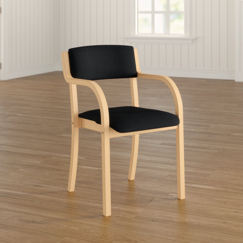 Seville Waiting Room Chair, Black