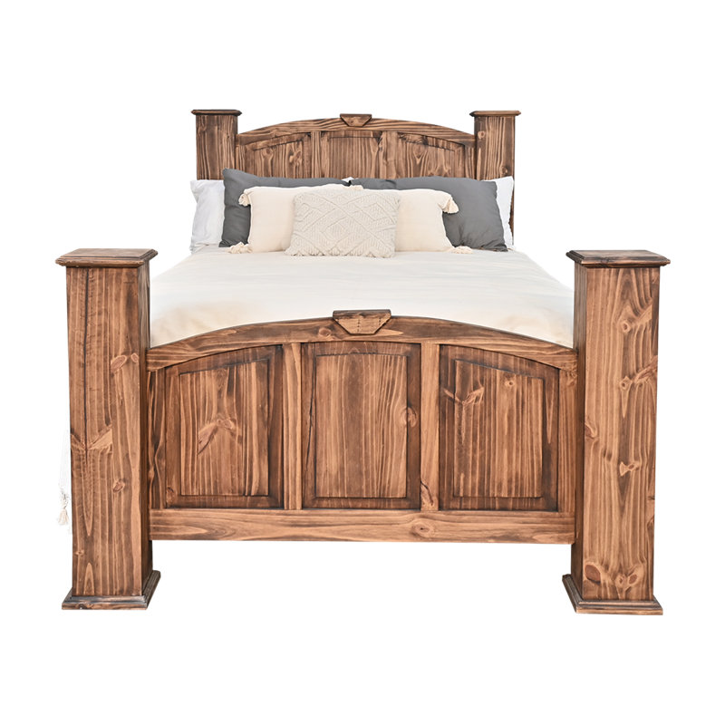 Rustic Timber Medio Queen Bed