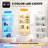 China Cabinets With Glass Doors, 4-tier Curio Cabinet With 3 Color Lights For Collectibles, 65" Lighted Glass Display Case With Transparent Full-display Surface, Human Body Sensor,white-1076383099