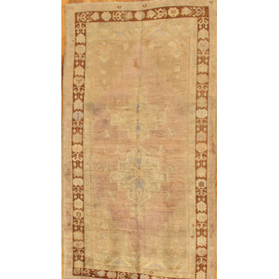 Sivas One-of-a-Kind 5'1" X 9'6" 1910s Wool Area Rug in