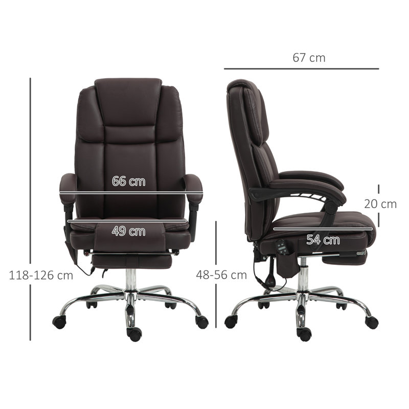 Office Chair, Dark Brown