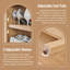 Armoire de rangement en bois d'ingénierie arquée 71 po H-1032443451-1032443453