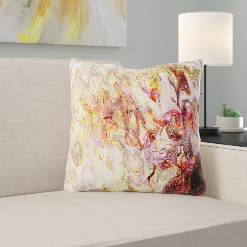 Coussin décoratif Bayaud, Microsuède, Intérieur