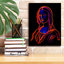 Art mural sur toile Winston Porter «Neon Mona Lisa» par Momart-466566108