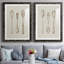 Toile argentée avec cadre cuillère argentée - Prêt à accrocher-1097078321-1097312744-1097312740