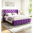 Alber Upholstered Bed Frame With Diamond Tufted Headboard, Modern Wingback, No Box Spring Needed-1480082912-1480082917