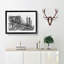 Brooklyn Bridge in New York in Abstract - Picture Frame Graphic Art Print-55681098-55681097