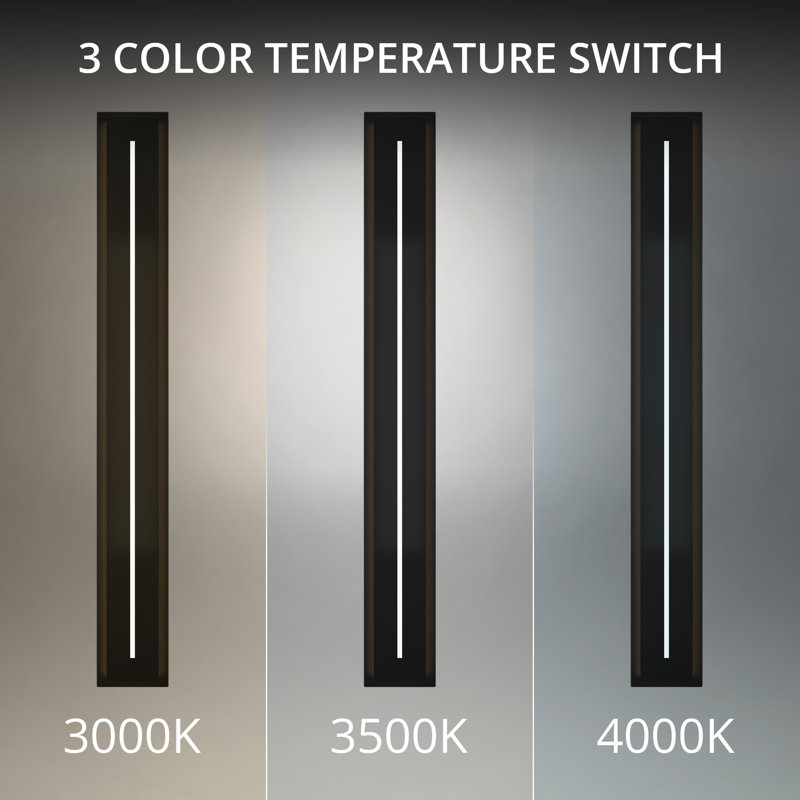 Midnight LED Outdoor Flush Mount, 3500K, 56" H